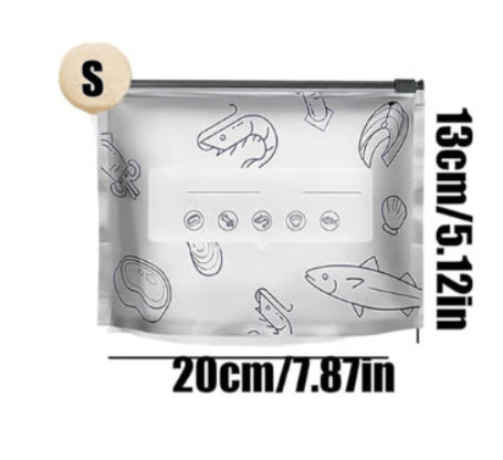 🔥 Reusable Aluminum Foil Sealable Storage Bags | Keep Food Fresh Longer & Organized with Eco-Friendly, Leak-Proof Design ♻️