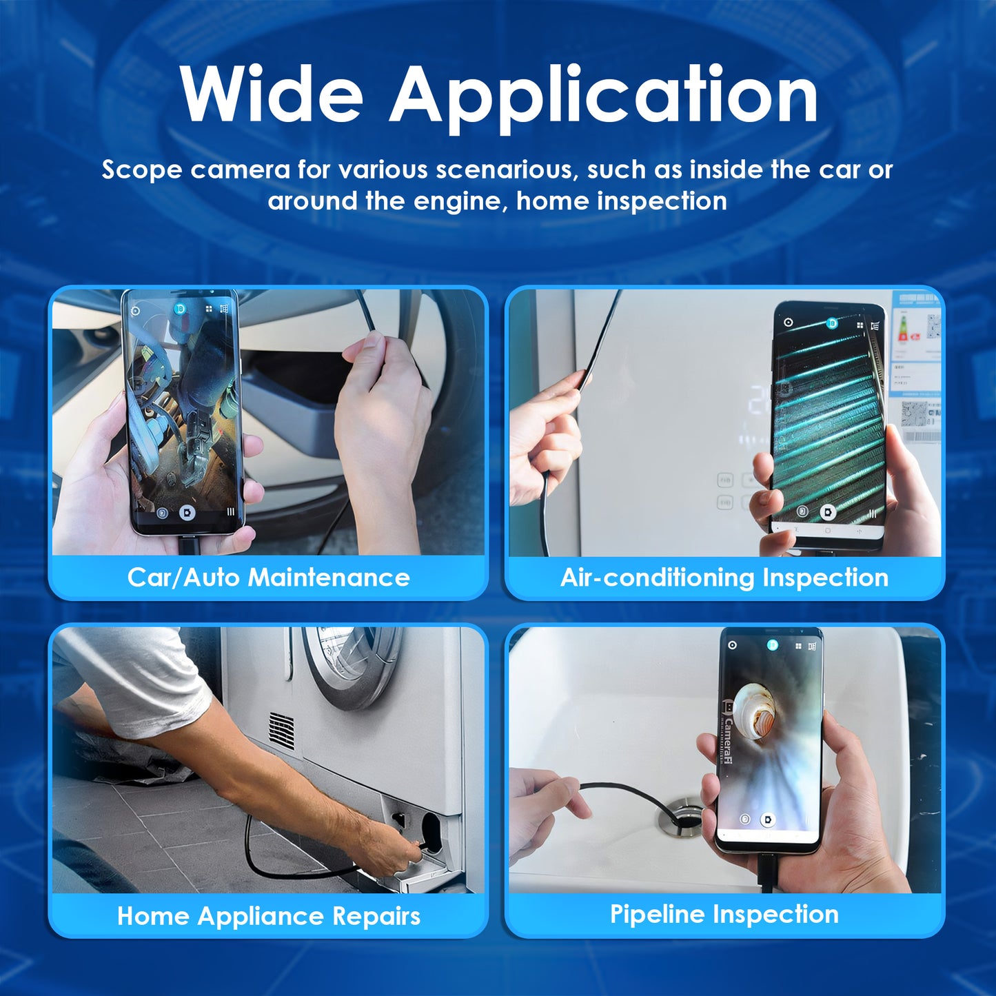⚡🔥Limited Time Only: Get 50% Off Now! 🎁 ~Deep View Mini Endoscope Camera for Industrial & Automotive Inspection