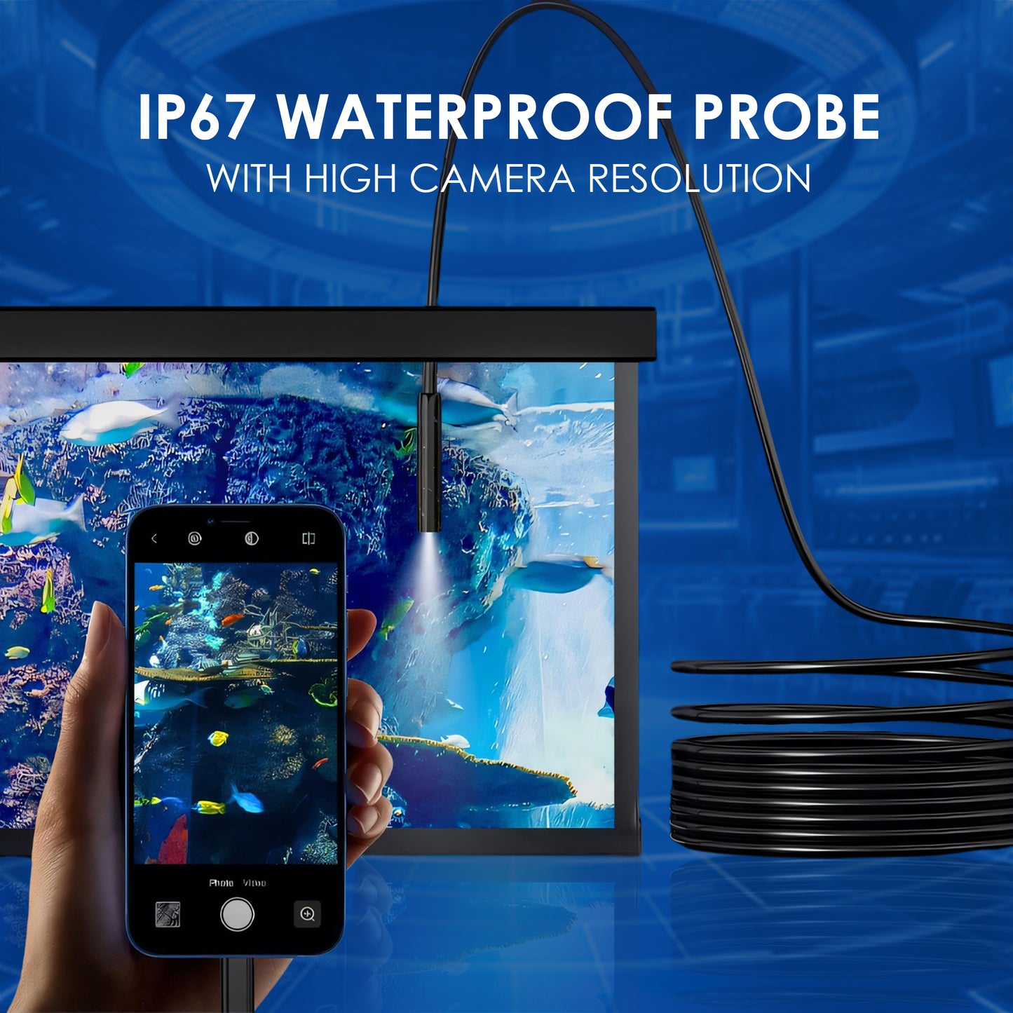 ⚡🔥Limited Time Only: Get 50% Off Now! 🎁 ~Deep View Mini Endoscope Camera for Industrial & Automotive Inspection