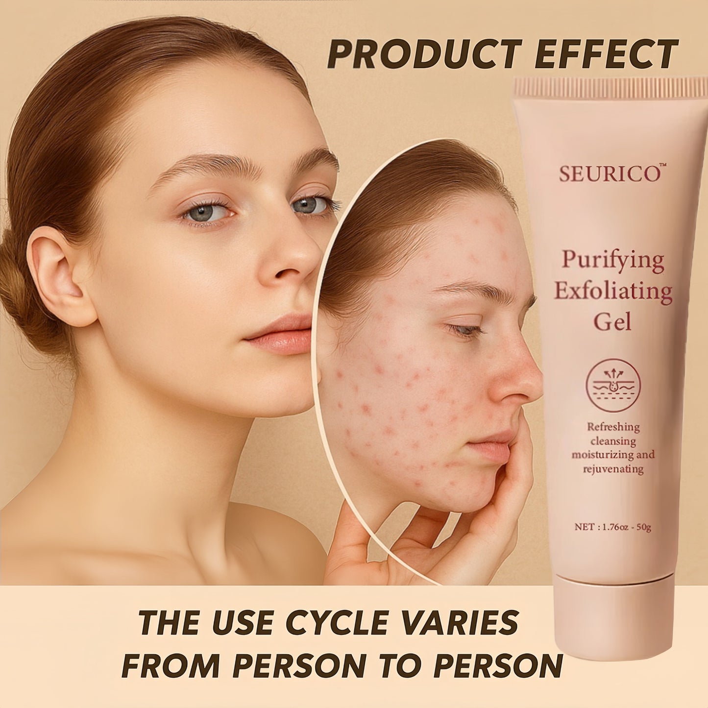 Seurico™ Exfoliating Gel for Clear, Smooth Skin