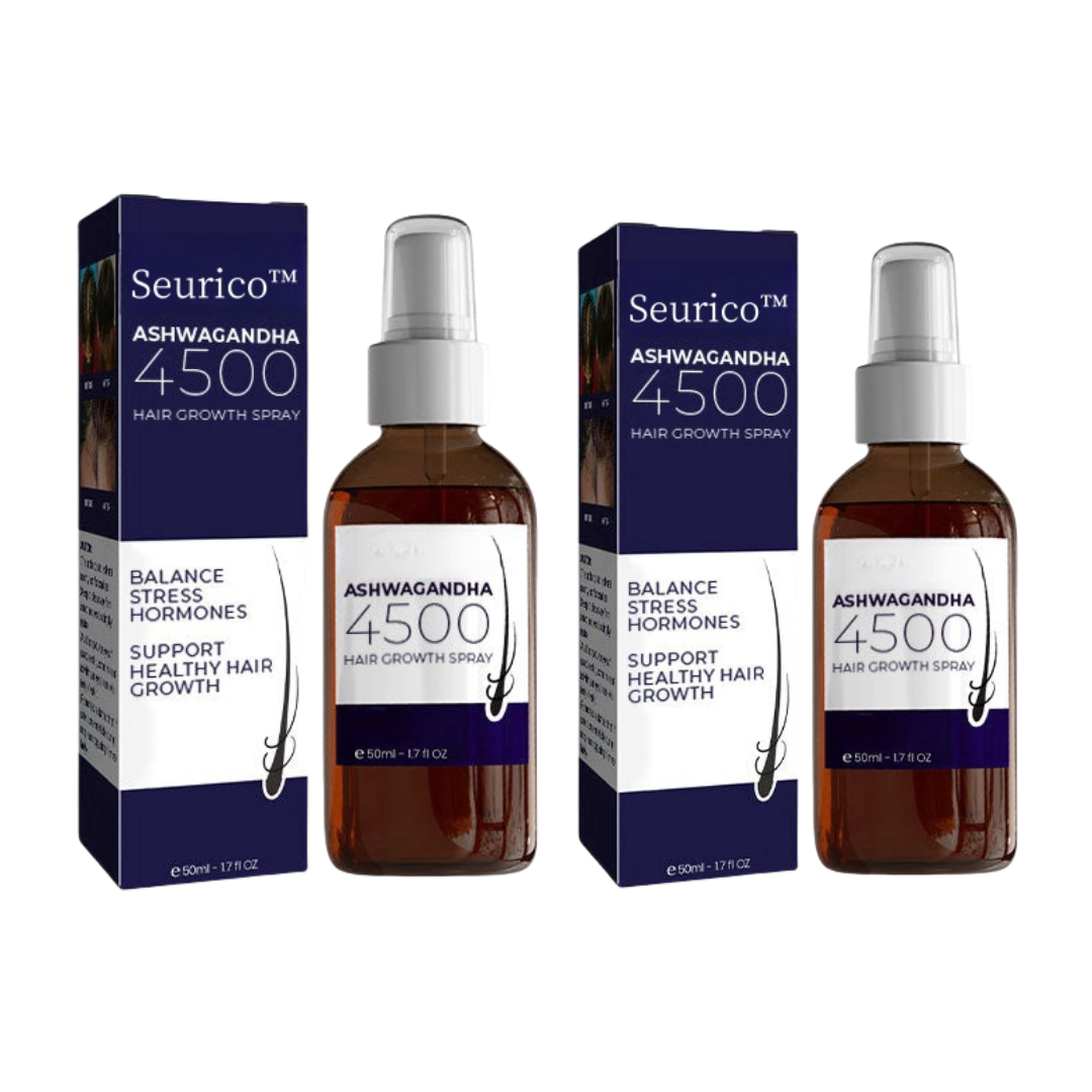 🎄 Holiday Sale Extravaganza: Enjoy 50% Off! 🎁 Seurico™ Ashwagandha 4500 Hair Growth Spray