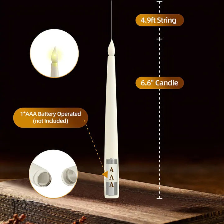 ๐ EARLY HALLOWEEN SALE 49% OFF ๐ฅ Magical Floating Candles with Wand Remote