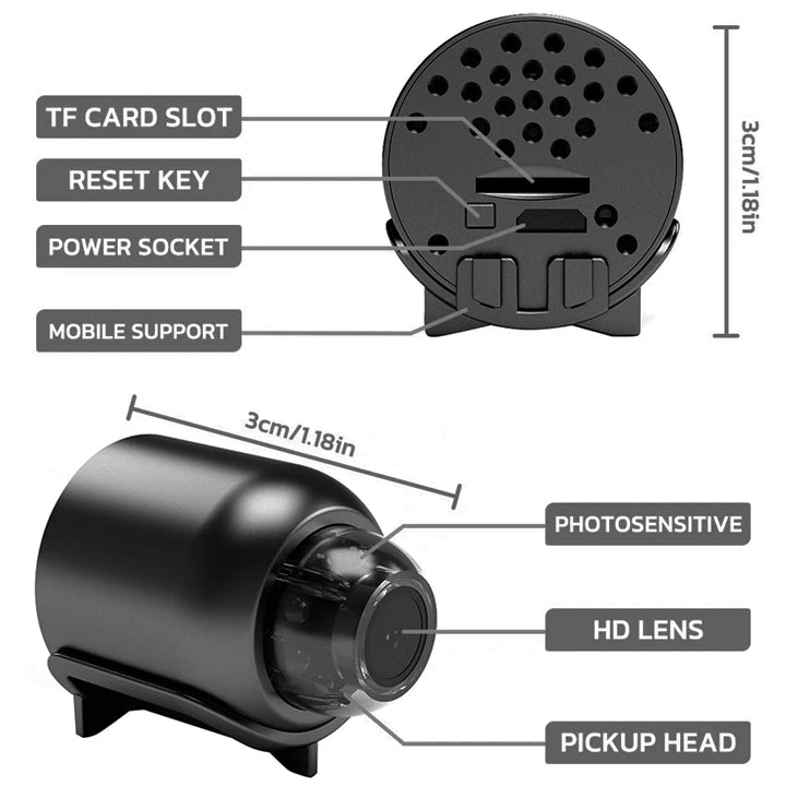 Clearance Blowout! π¨ π Holiday Sale Extravaganza: Enjoy 50% Off! π 1080P HD Night Vision Mini WIFI Camera