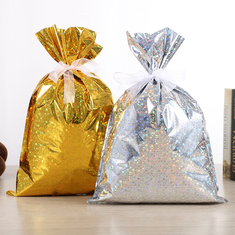 🎄 Christmas Wrapping Bags with Ribbons – Quick, Easy & Reusable 🎅Christmas Early Bird Offer: 50% OFF!