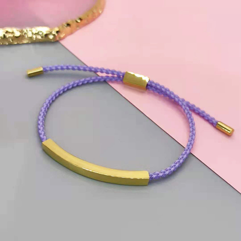 Nora Double Meaning Inspirational Tube Bracelet