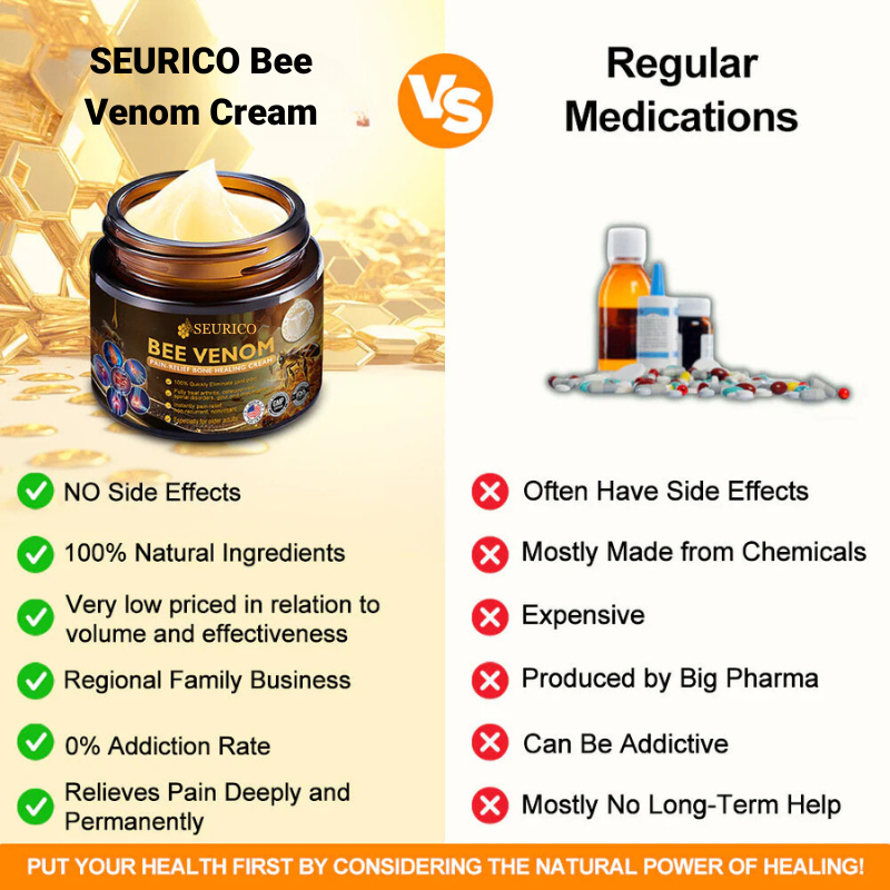 SEURICO Bee Venom Joint and Bone Cream (✨ Specifically designed for orthopedic diseases and joint pain ✨)