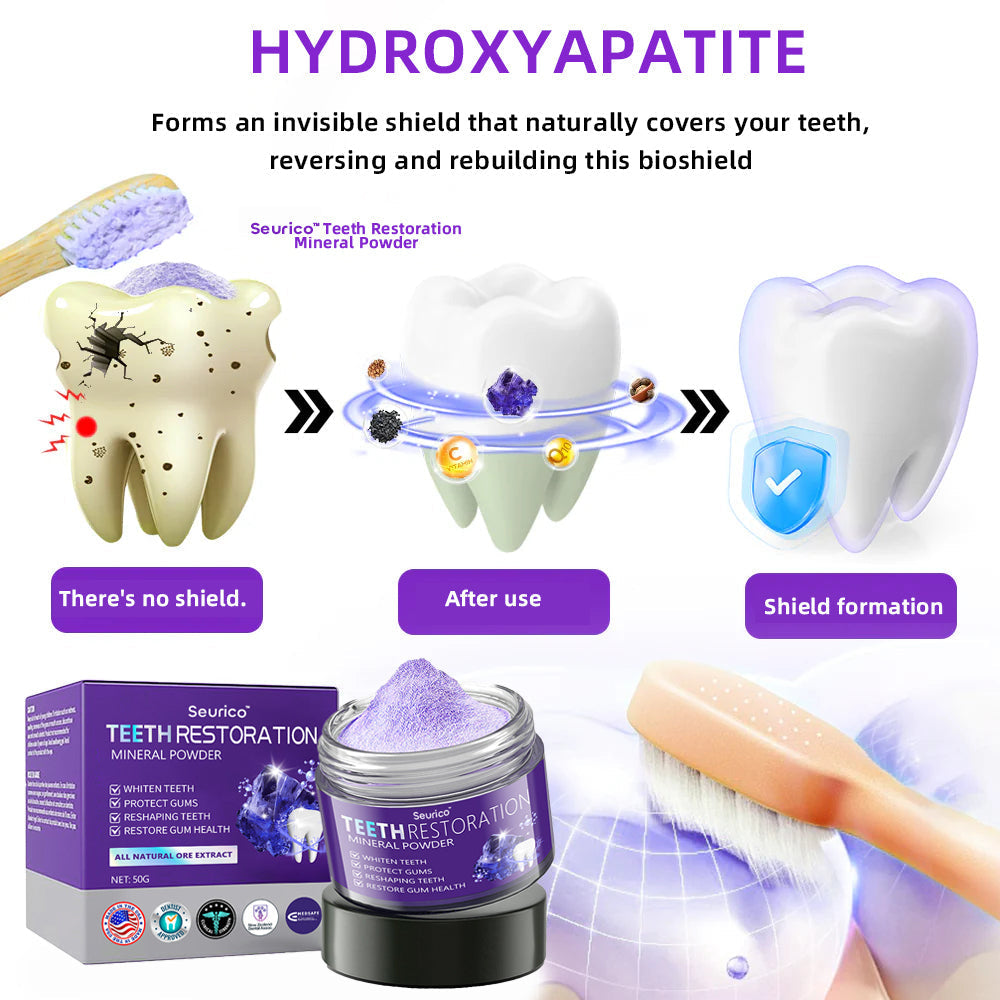Official Store | Seurico™ Tooth Health Mineral Powder - ✅ TGA-Certified 🎁 Flash Sale - Don’t Miss Out !