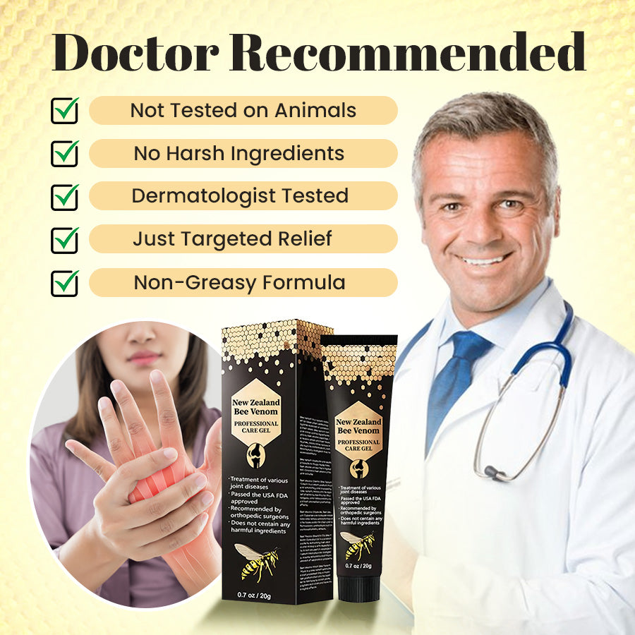 Bee Venom Professional Care Gel(Fast-Acting Bee Venom Therapy for Joint & Muscle Relief)