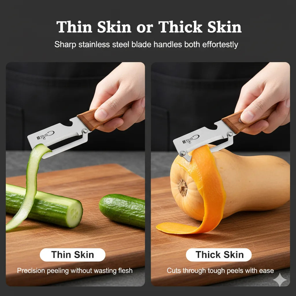 Peel Faster. Waste Less. Prep Dinner Easier.
