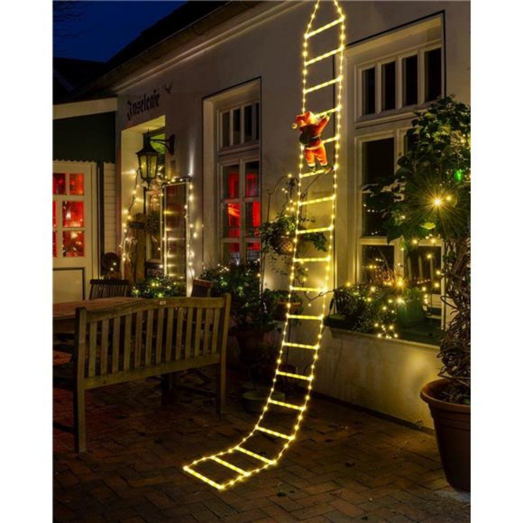 🎅Christmas Flash Deal 🎁 65% OFF ✨ Christmas Decorative Ladder Lights – 4-in-1 Glowing Ladder That Shines Bright!