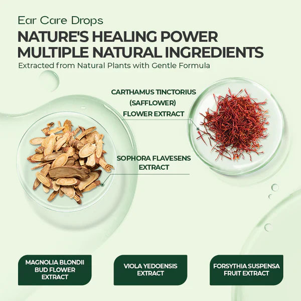 JEREMYTIS™ Natural Ingredients Ear Care - Soothing Relief for Tinnitus, Itching, and Ear Discomfort 🌿👂