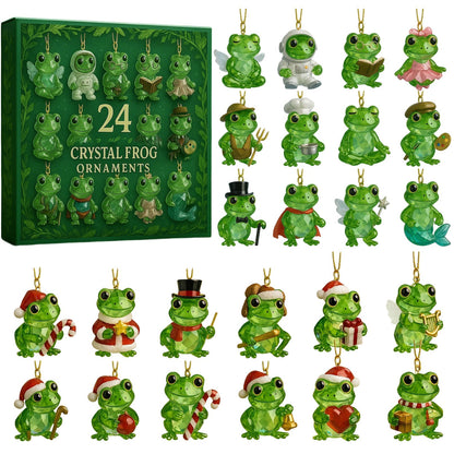 🐸 The Magic of the Forest Awaits — Frog Advent Calendar 2025 | 24 Crystal Charms, Limited Edition Collectible Gift Box