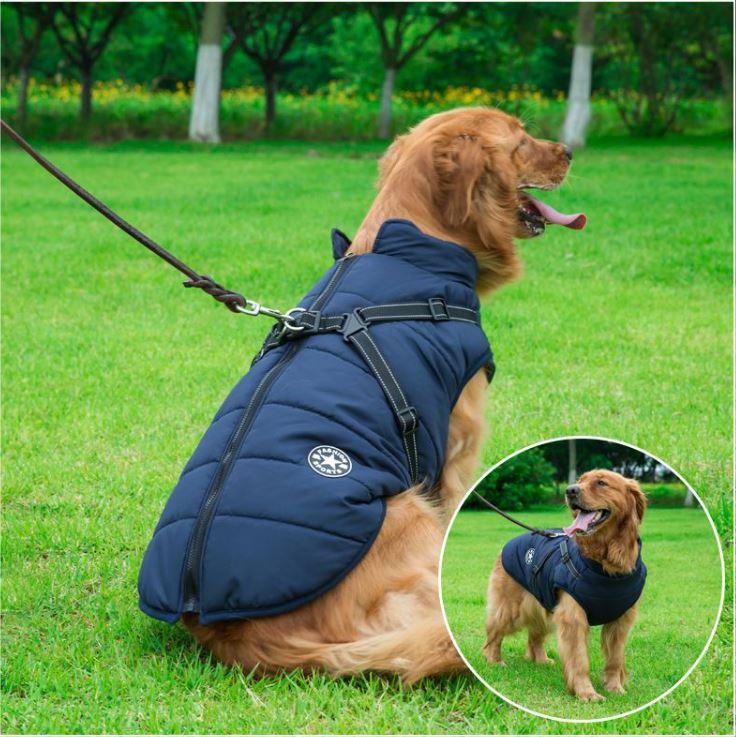 🐶❄️Waterproof Winter Jacket with Built-In Harness – Keep Your Dog Warm, Dry & Stylish!