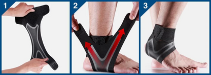 Odeiun™ Elastic Ankle Brace with Breathable Design for All-Day Comfort