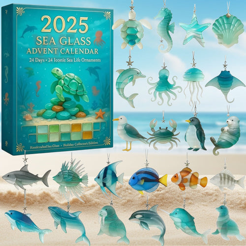 🐟🎁2025 Sea Glass Marine Life Advent Calendar
