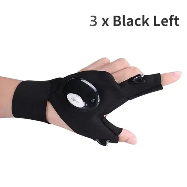 🔥 Christmas Flash Deal 🎁 65% OFF, Hands-Free LED Half Finger Gloves