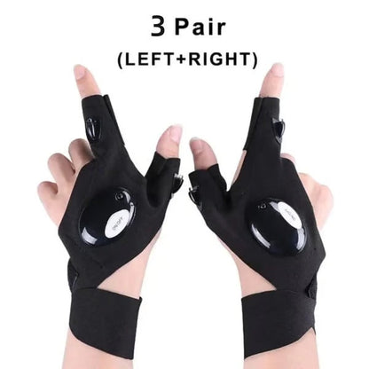 🔥 Christmas Flash Deal 🎁 65% OFF, Hands-Free LED Half Finger Gloves