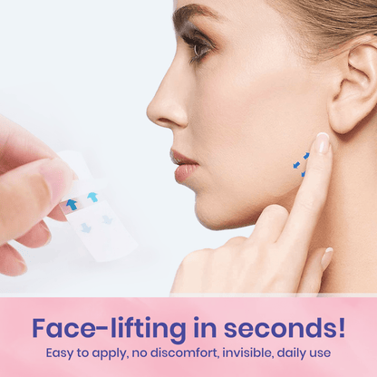 Seurico™ V-Face Lifting Adhesive Tape — Discreet, Waterproof Face Slimming Strips