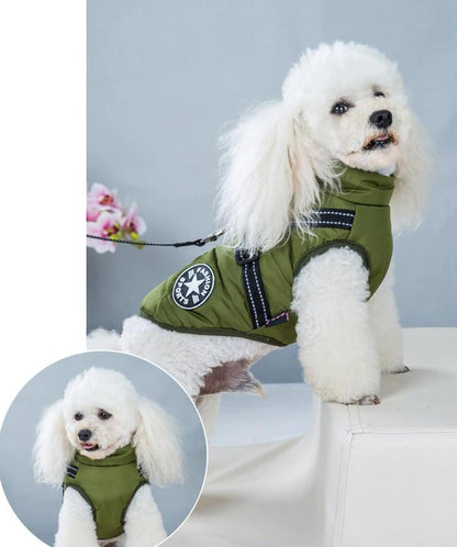 🐶❄️Waterproof Winter Jacket with Built-In Harness – Keep Your Dog Warm, Dry & Stylish!