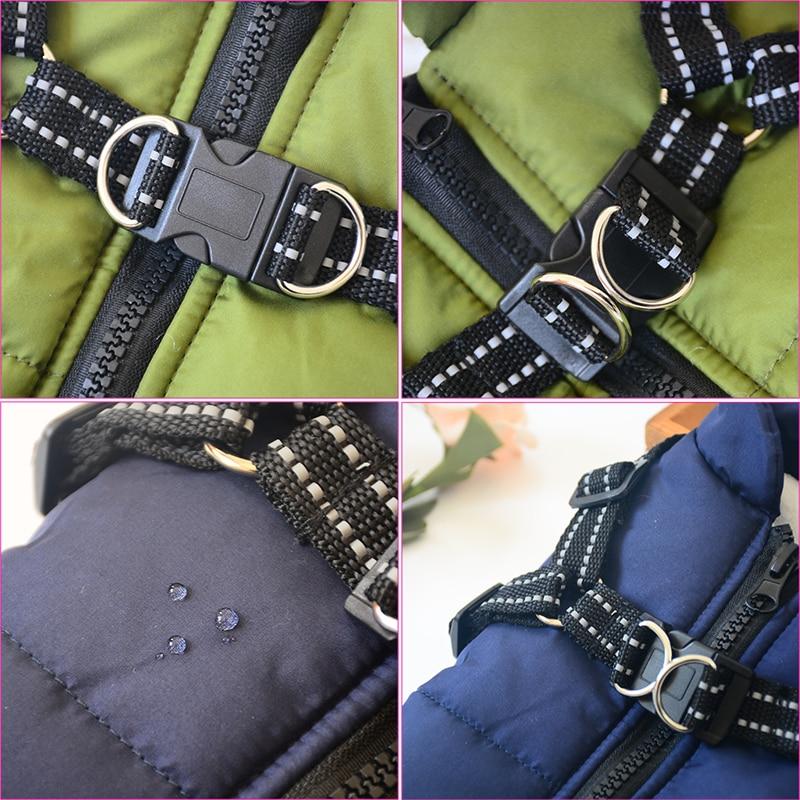 🐶❄️Waterproof Winter Jacket with Built-In Harness – Keep Your Dog Warm, Dry & Stylish!