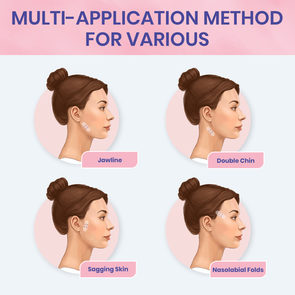 Seurico™ V-Face Lifting Adhesive Tape — Discreet, Waterproof Face Slimming Strips