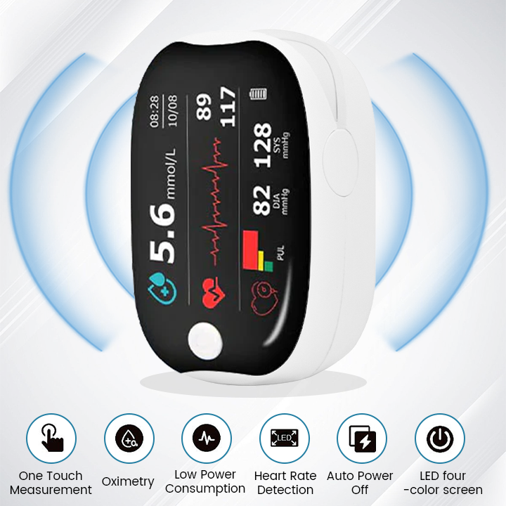 [Official Store] Zakdavi™ GlucoSense Laser Blood Glucose Monitoring Device