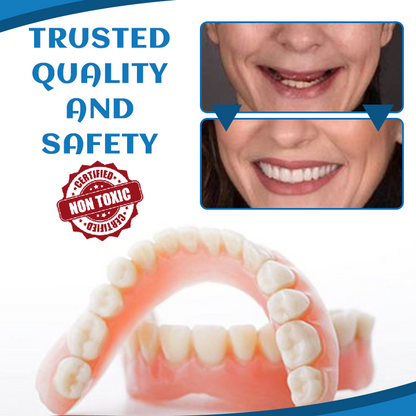 🎄 Holiday Sale Extravaganza: Enjoy 50% Off! 🎁  [Official Brand Store] Seamless Smile Silicone Denture Kit