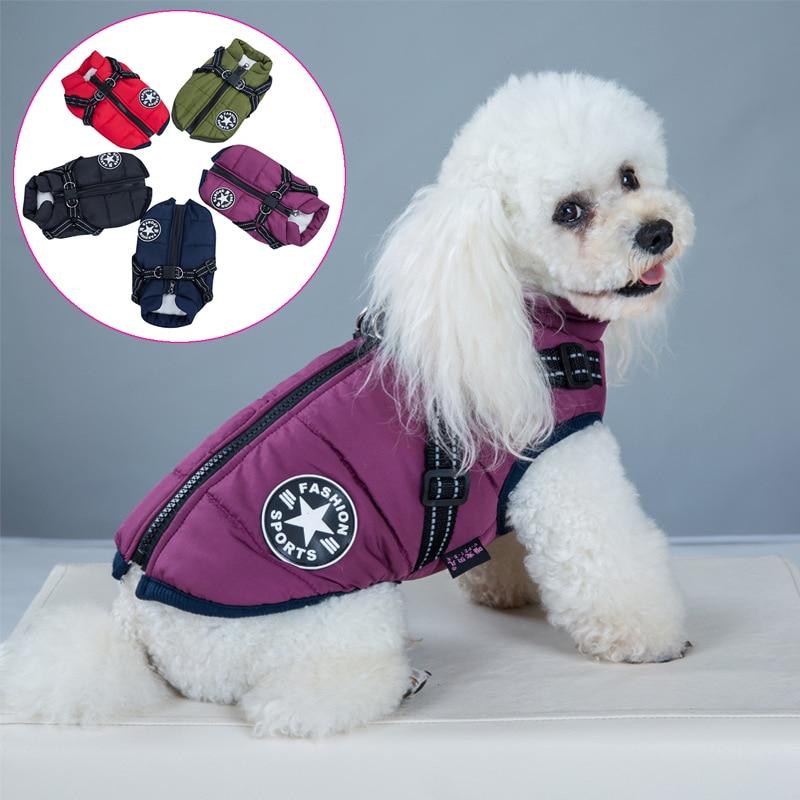 🐶❄️Waterproof Winter Jacket with Built-In Harness – Keep Your Dog Warm, Dry & Stylish!