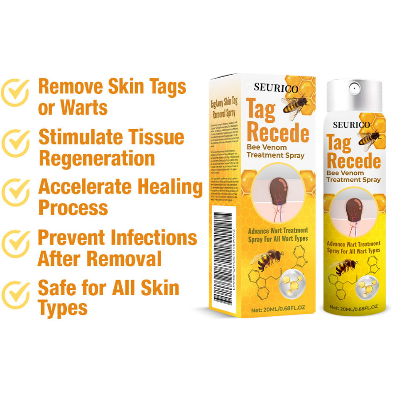 🔥Limited-Time Offer: Seurico™ TagRecede BeeVenom Power Spray for Skin Imperfections