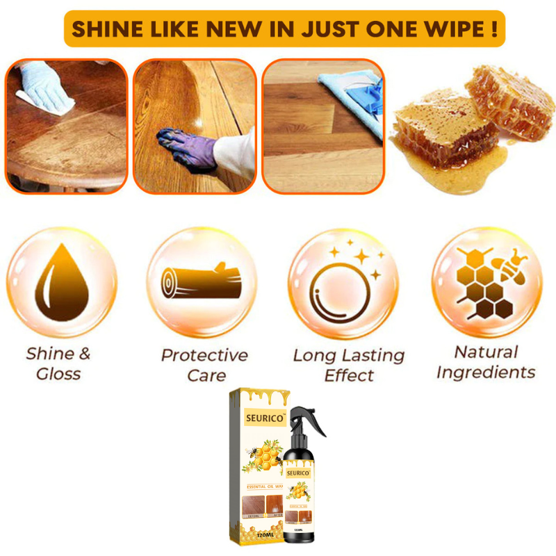 🎄 Holiday Sale Extravaganza: Enjoy 50% Off! 🎁   - Natural Micro-Molecular Beeswax Spray