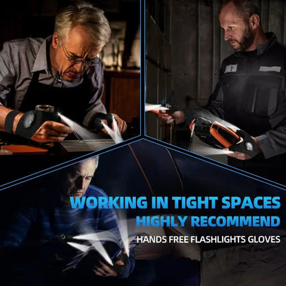 🔥 Christmas Flash Deal 🎁 65% OFF, Hands-Free LED Half Finger Gloves