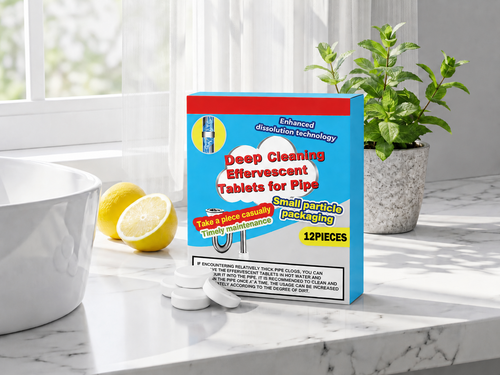 Deep-Cleaning Drain Tablets — Break Down Buildup, Remove Odors & Keep Water Flowing Freely