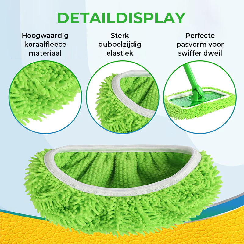 Chenille Mop Replacement Pads for Home Use – Replacement Mop Heads for Floor Cleaning