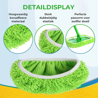 Chenille Mop Replacement Pads for Home Use – Replacement Mop Heads for Floor Cleaning