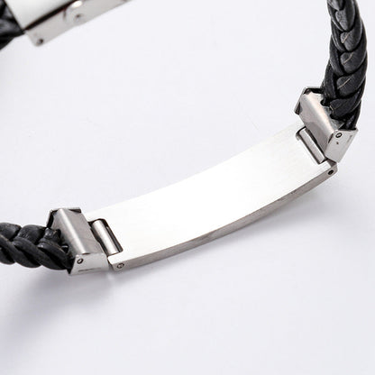 Harris Engraved Rope Bracelet