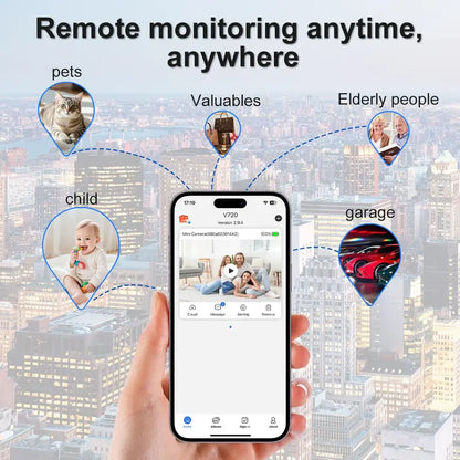 The Discreet Eye: Your Mini HD Wi-Fi Security Camera