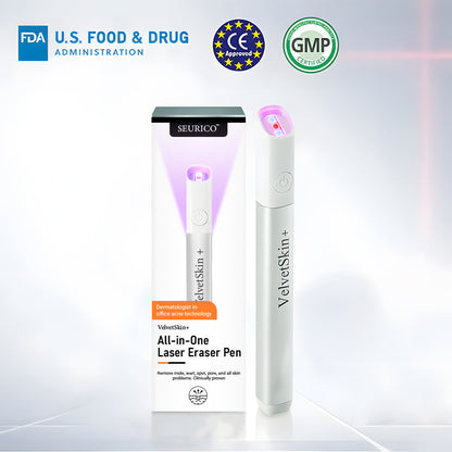 Seurico™ VelvetSkin+ Laser Eraser Pen | Non-Invasive Removal for Moles & Warts