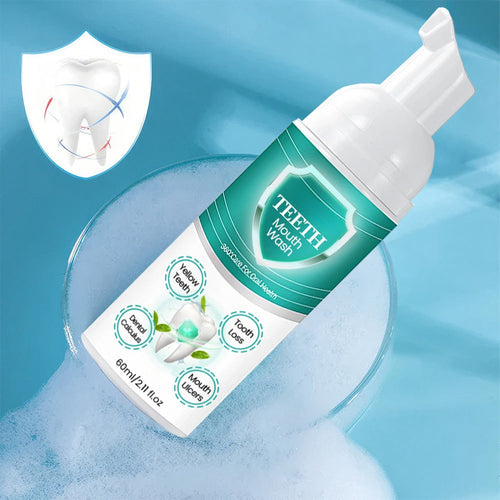 🌿NEW TEETH Mouthwash Foam - Solve All Oral Problems 🔥 LAST DAY SALE 70% OFF 🔥