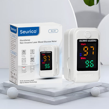 【OFFICIAL STORE】👨‍⚕️Seurico™ GlucoSense Non-Invasive Laser Blood Glucose Meter【99.9%Accuracy👍Latest R&D in Medical Technology🗽🗽🗽】