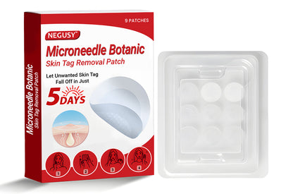 ✅Negusy™ MicroNeedle Botanic Skin Tag Removal Patches – 🇺🇸 Made in the USA | Fast, Painless, Plant-Powered