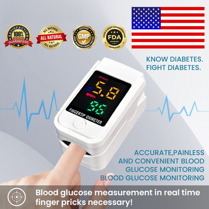 【OFFICIAL STORE】👨‍⚕️Seurico™ GlucoSense Non-Invasive Laser Blood Glucose Meter【99.9%Accuracy👍Latest R&D in Medical Technology🗽🗽🗽】