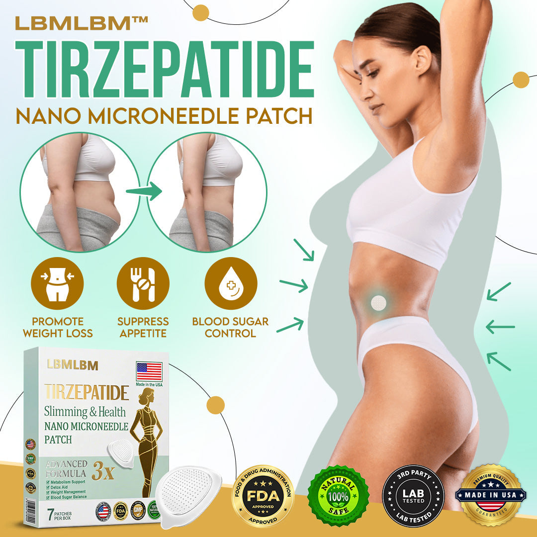 LBMLBM™ NIDDK-Tirzepatide Slimming NANO MICRONEEDLE PATCH （Zero Pain, 24/7 Release | Lose 20lbs FAST | 90% Sugar Drop | ）