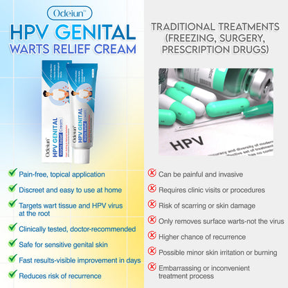 ✨🌿 ODEIUN™ HPV Genital Warts Relief Cream – Fast, Gentle & Private Care 💪