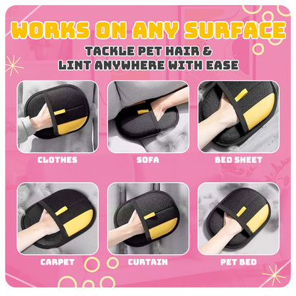 🐾 2025 New & Improved Negusy™ Pet Hair Removal Gloves – Electrostatic Pet Hair Remover ✨