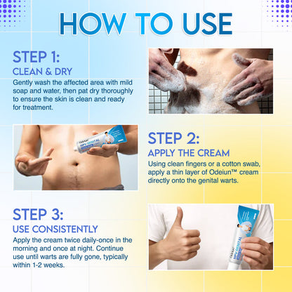 ✨🌿 ODEIUN™ HPV Genital Warts Relief Cream – Fast, Gentle & Private Care 💪