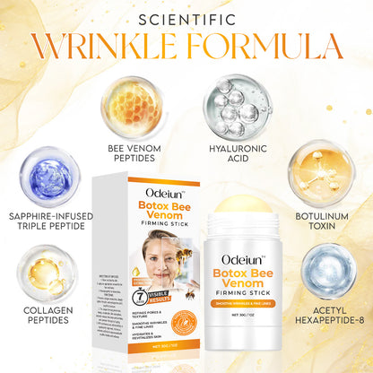 🧴 Odeiun™ Botox Bee Venom Firming Stick — Visibly Tighten, Lift & Smooth Skin in Just 7 Days