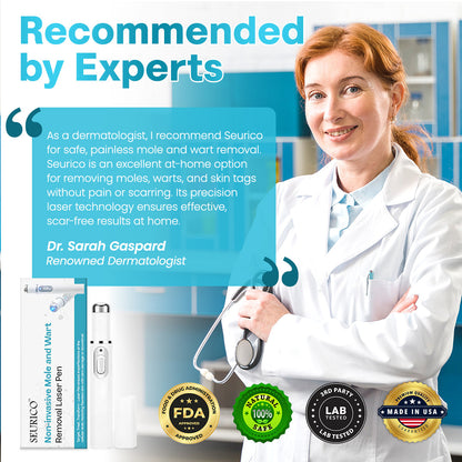 Seurico™ Laser Pen – Non-Invasive Mole and Wart Removal 1–3 days