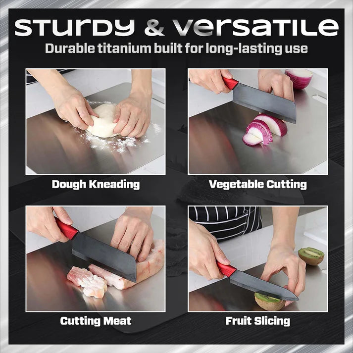 Cutivo Edge 100% Pure Titanium Cutting Board