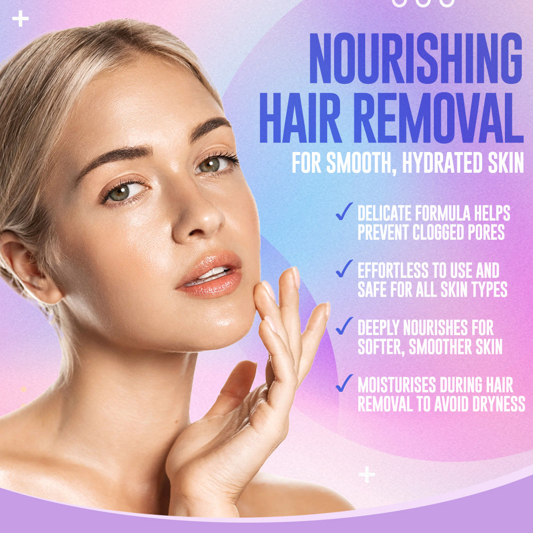 ODEIUN® Gentle and Painless Facial Hair Removal Cream– Limited Time Offer for Smooth, Flawless Skin ✨"