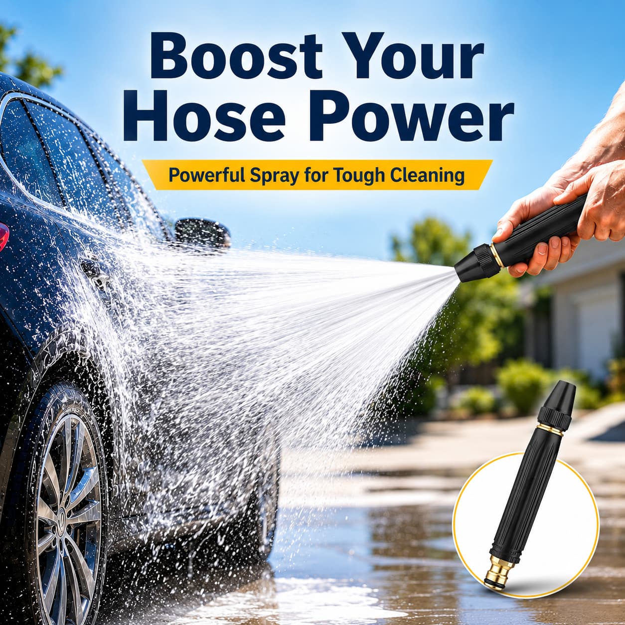 High-Pressure Car Wash Water Gun